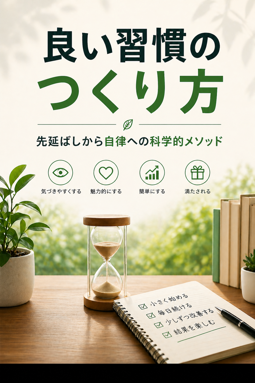 良い習慣の作り方：先延ばしから自律への科学的方法